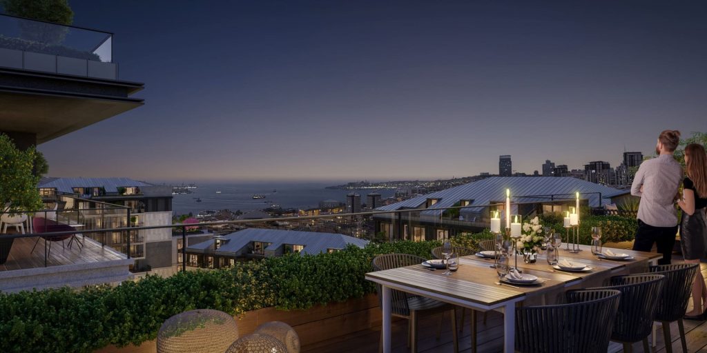 Ночной вид на Босфор